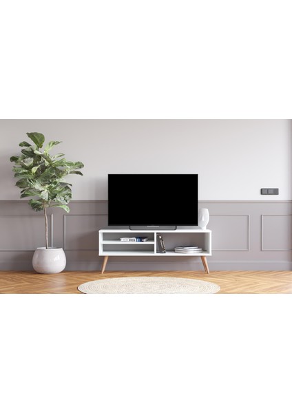 B1120 Lapis Tv Ünitesi Beyaz Torna A. 120