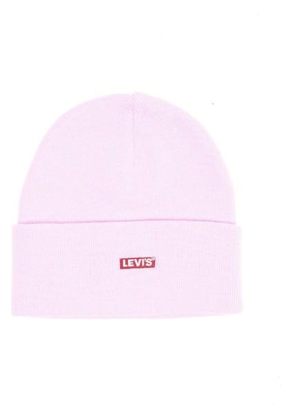 Levis Pembe Erkek Bere Beanıe - Baby Tab Logo