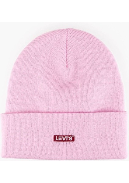 Levis Pembe Erkek Bere Beanıe - Baby Tab Logo