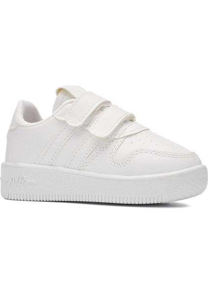 Günlük Kız Erkek Çocuk Spor Ayakkabı Sneaker Cırtlı Çift Şeritli Rahat Hafif ZL001