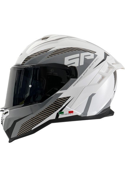 Sw 867 Power White Black Grey Full Face