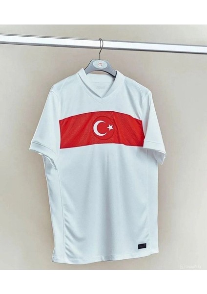 Türkiye Euro 2024 Futbol Şampiyonası Kenan Yıldız Deplasman Forması (White)