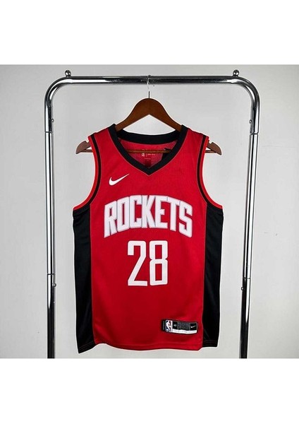 H.O.U.S.T.O.N Rockets 2025 Alperen Şengün Basketbol Forması (Red)