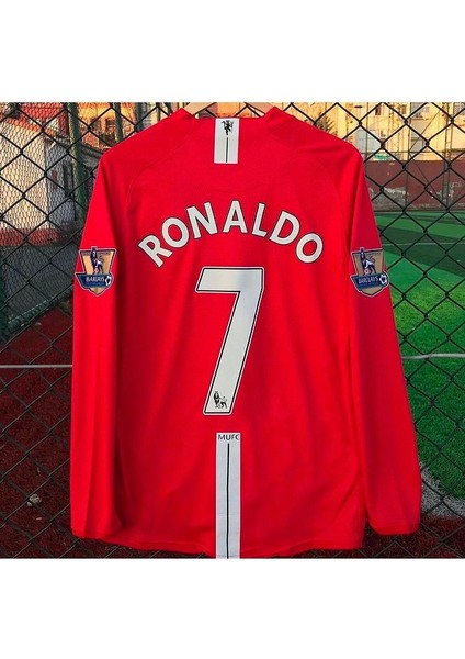 M.Unitedd 2008 Moskova Şampiyonlar Ligi Finali Cristiano Ronaldo Forması (Red)
