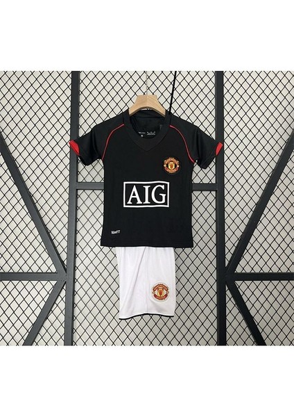 M.Unitedd Moskova 2008 Sezonu Cristiano Ronaldo Çocuk Forması 4'Lü Set (Black) modelleri