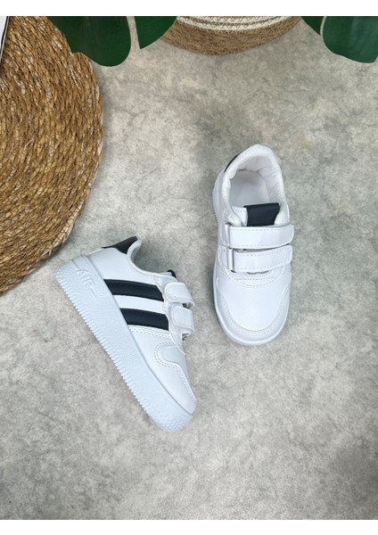 Günlük Kız Erkek Çocuk Spor Ayakkabı Sneaker Cırtlı Çift Şeritli Rahat Hafif ZL001 fiyatları