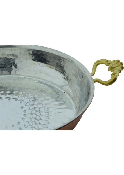 El Yapımı Bakır Omlet ve Yumurta Tavası,bakır Sahan Tava No2 (16 Cm)