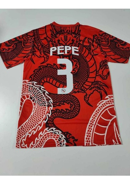 R.E.A.L M.A.D.R.İ.D 2023/24 Pepe Yeni Sezon Özel Konsept Forması (Red)
