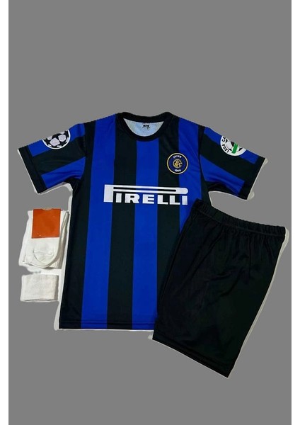 Ronaldo Nazario 98 Sezon Inter Çocuk Iç Saha Forması 4'Lü Set fiyatları