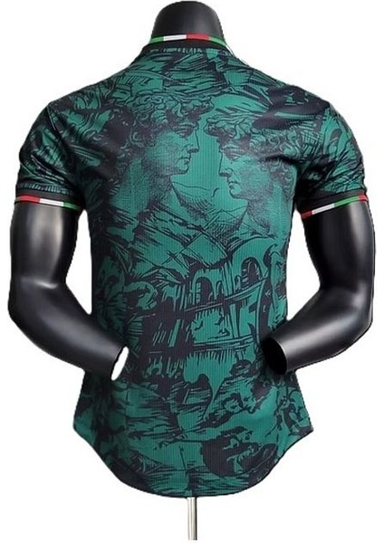 Italya 2023-24 Sezonu Özel Konsept Yeşil Temalı Yetişkin Forması