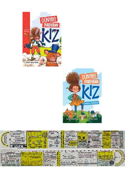 Dünyayı Durduran Kız 2 Kitap Set + Mat. Öğreten Cetvel