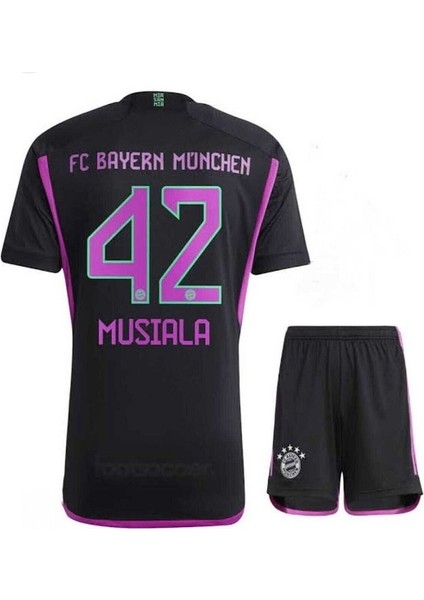 Bayern/Münih 2023/24 Yeni Sezon Jamal Musiala Deplasman Çocuk Forması 4'Lü Set