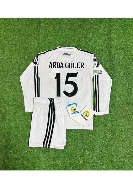 A.R.D.A-G.Ü.L.E.R Uzun Kol Çocuk Forması 4 Lü Set (Armalı)