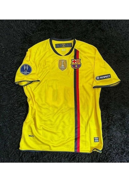 Fc. B.A.R.C.E.L.O.N.A 2008/09 Sezonu Lionel Messi Nostalji Forması (Yellow)