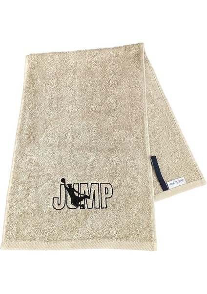 Nakışlı Sporcu Havlusu Pamuklu, Ter Emici Fitness Plates Boks Tenis Spor Havlusu