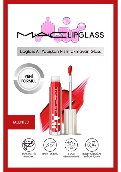Lipglass Air Yapışkan His Bırakmayan Gloss - Talented