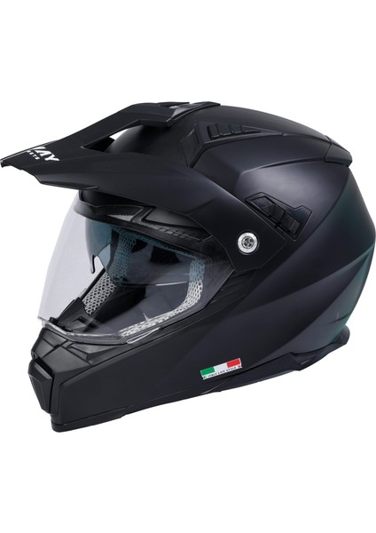 Sw X60 Solid Matt Black Cross Kask