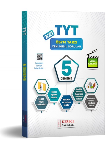 Derece Yayınları TYT Genel 5'li Deneme