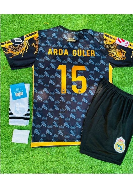 R.Madrid 2024/25 Yeni Sezon A.R.D.A-Güler Özel Konsept (Armalı) Çocuk Forması 4lü