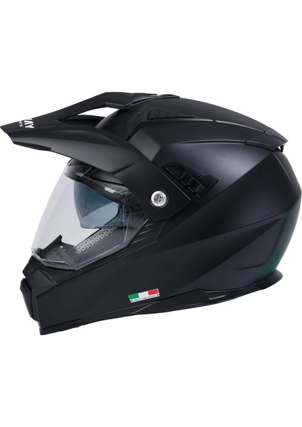 Sw X60 Solid Matt Black Cross Kask