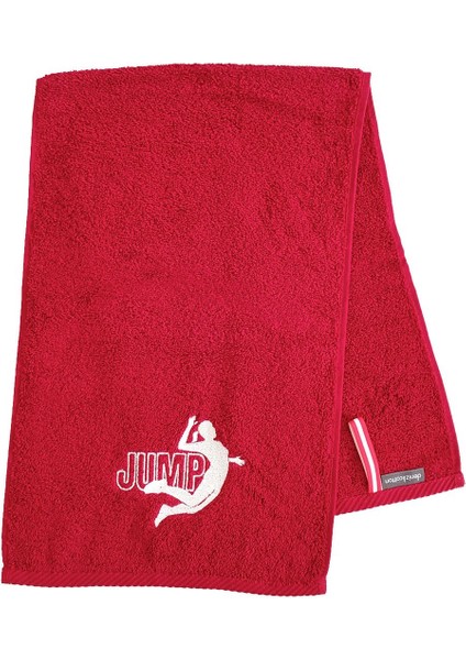 Nakışlı Sporcu Havlusu Pamuklu, Ter Emici Fitness Plates Boks Tenis Spor Havlusu