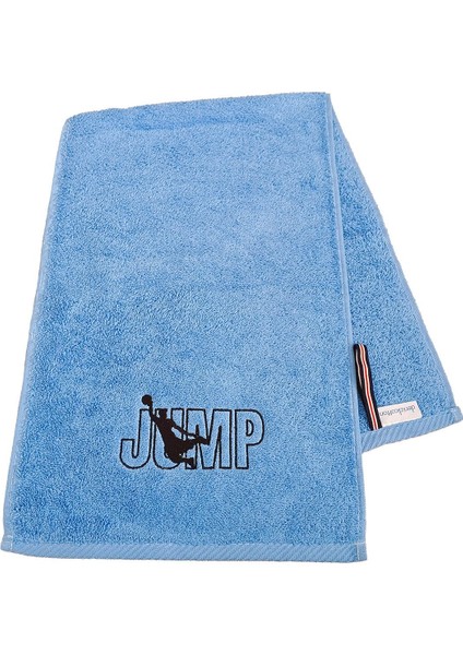 Nakışlı Sporcu Havlusu Pamuklu, Ter Emici Fitness Plates Boks Tenis Spor Havlusu