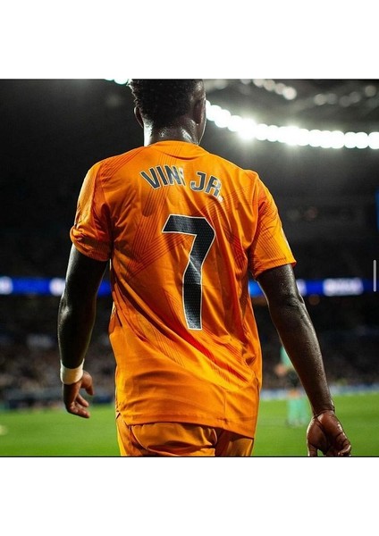 R.Madrid 2024/25 Yeni Sezon Vini. Jr. Deplasman Forması (Orange)