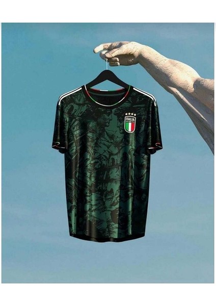 Italya 2023/24 Sezonu Ciro Immobile Özel Konsept Forması (Michelangelo)