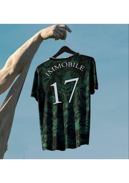 Italya 2023/24 Sezonu Ciro Immobile Özel Konsept Forması (Michelangelo)