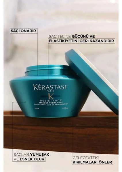 Resistance Bain Therapiste Şampuan 250 ml - Resistance Masque Therapiste Saç Maskesi 200 ml modelleri