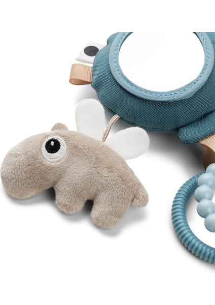 Lüks Happy Clouds Mavi Balonlu Aktivite Aynası Pratik ve Duyusal Bebek Oyuncağı