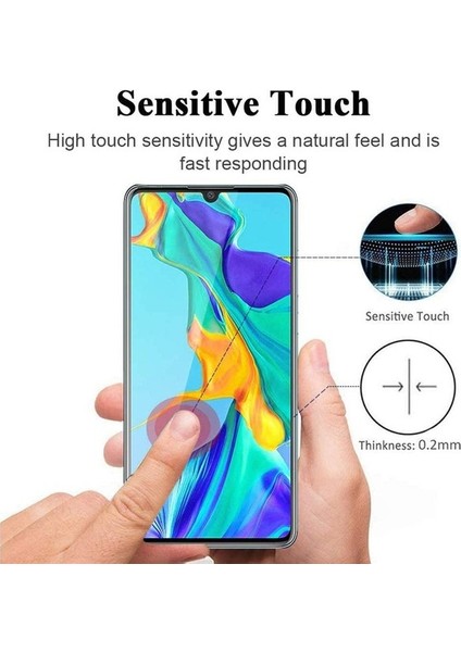 Shin-Wo Huawei P30 Pro 3D Kavisli Tam Kapsamlı Temperli Cam Ekran Koruyucu (Yurt Dışından)