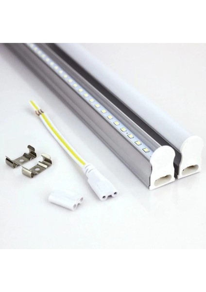 CT-2469 T5 Bant Armatürü Eklenebilir Anahtarlı 20W Ledli Beyaz Kasa Günışığı 3200K 177CM modelleri