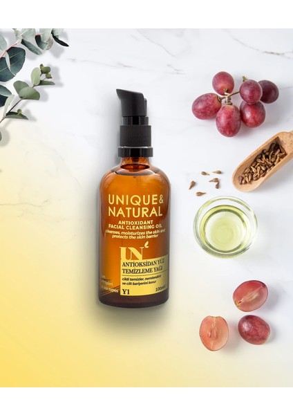Unique and Natural Antioksidan Yüz Temizleme Yağı fırsatları