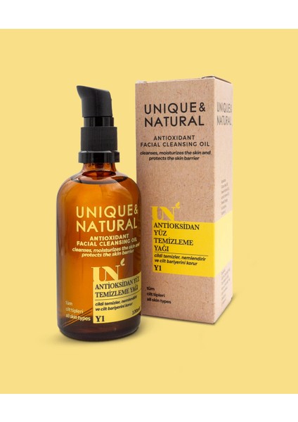 Unique and Natural Antioksidan Yüz Temizleme Yağı fiyatları