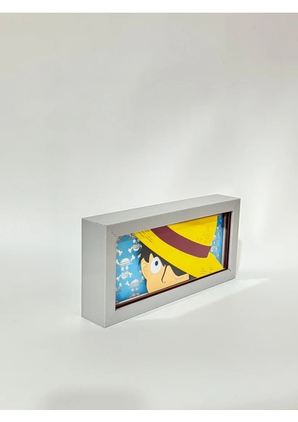 Luffy 3D Anime Lightbox Işıklı Kutu Tablo
