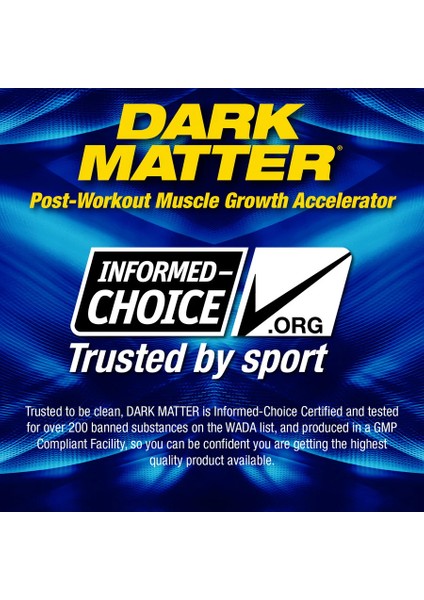 Dark Matter Post-Workout Muscld Gh Accelerator Amino - Maltodextrin - Creatine Complex