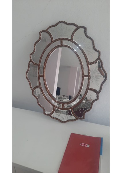 Bronz Çerçeveli Venedik Ayna