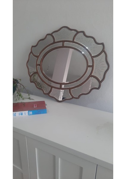 Bronz Çerçeveli Venedik Ayna