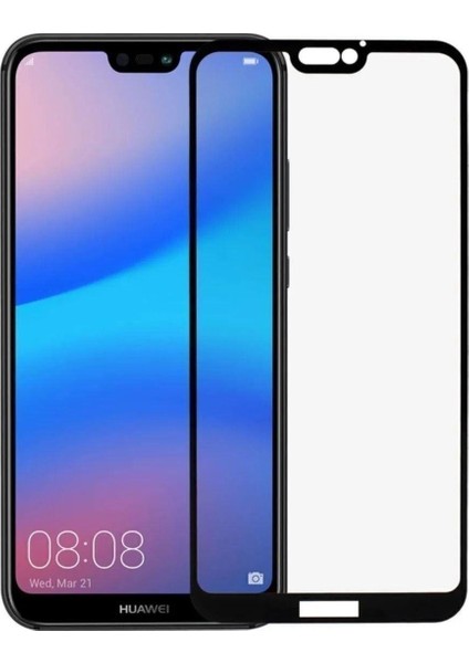 Huawei P20 Lite Uyumlu - Seramik Nano Kırılmaz Tam Kaplayan Ekran Koruyucu - Anti Static Özellikli