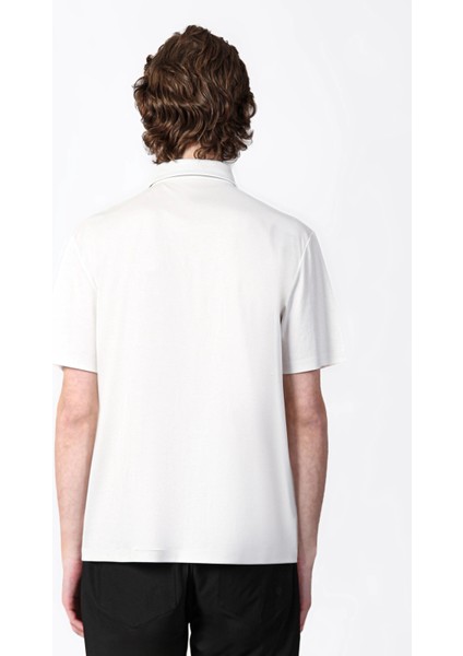 Isaora % 100 Pamuk Regular Fit Polo Yaka T Shirt Erkek Polo Yaka T Shirt ISR3303 Wht fiyatları