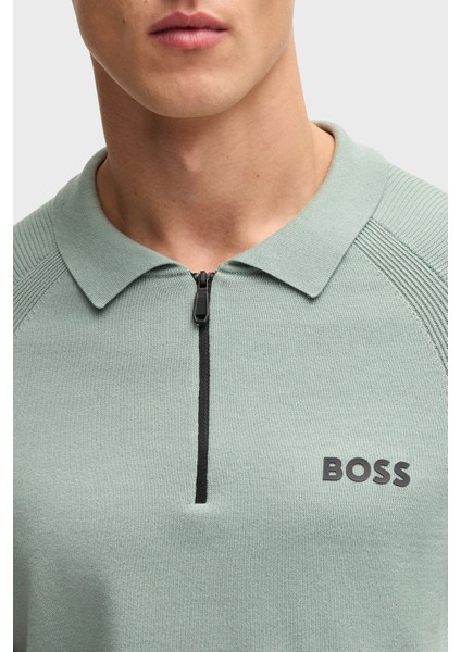 Pamuklu Slim Fit Yarım Fermuarlı Polo Yaka T Shirt Erkek Polo Yaka T Shirt 50537146 357 fırsatları