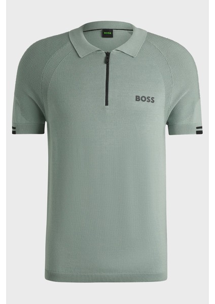 Pamuklu Slim Fit Yarım Fermuarlı Polo Yaka T Shirt Erkek Polo Yaka T Shirt 50537146 357 indirimleri
