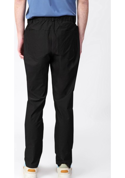 Isaora Regular Fit Normal Bel Düz Paça Su Itici Pantolon Erkek Pantolon ISR5111 Bla