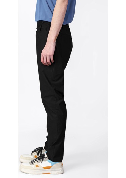 Isaora Regular Fit Normal Bel Düz Paça Su Itici Pantolon Erkek Pantolon ISR5111 Bla