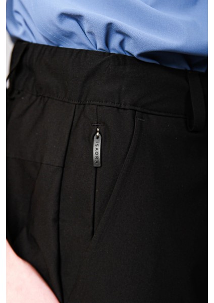 Isaora Regular Fit Normal Bel Düz Paça Su Itici Pantolon Erkek Pantolon ISR5111 Bla