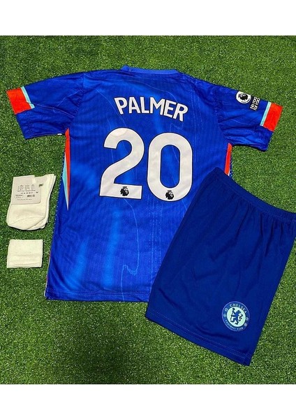 C.H.E.L.S.E.A 2024/25 Yeni Sezon Cole Palmer Çocuk Forması 4'Lü Set Forması