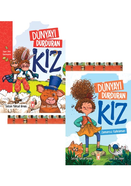 2.3.sınıf-Dünyayı Durduran Kız-Süper Zihin Operasyonu, Dünyayı Durduran - Zamansız Kahraman (2kitap)