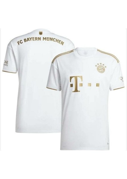 B.A.Y.E.R.N/M.Ü.N.İ.H 2021/22 Sezonu Isimsiz Iç Saha Forması (White-Gold)