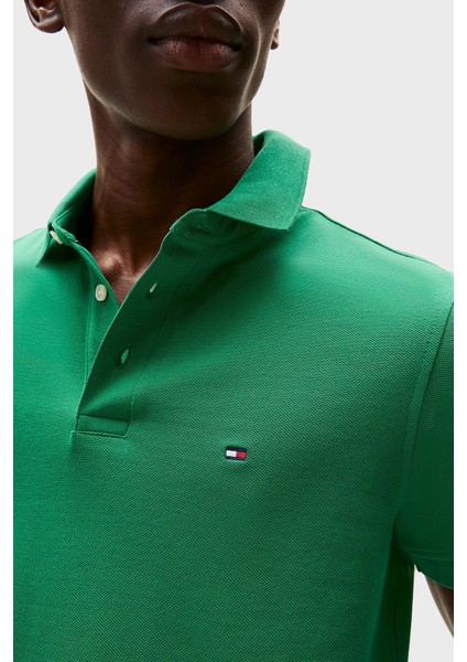 Streç Pamuklu Slim Fit Düğmeli Polo Yaka T Shirt Erkek Polo Yaka T Shirt MW0MW17771 L4F fırsatları